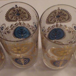 Vintage Georges Briard Tall Glass Set of 4